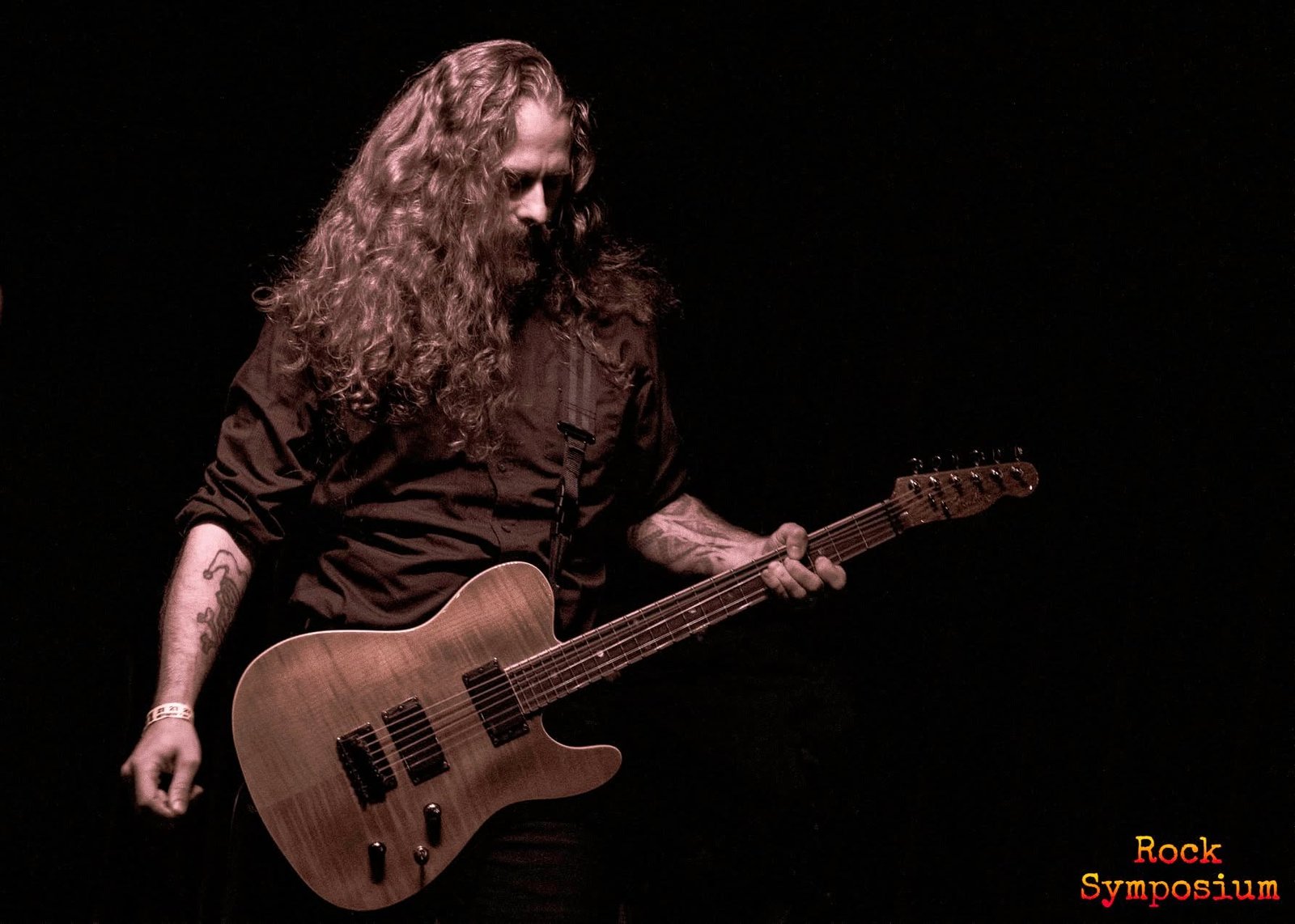 David Soard performing live with a guitar